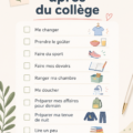 Femme utilisant des solutions cloud pour organiser sa routine après l'école.