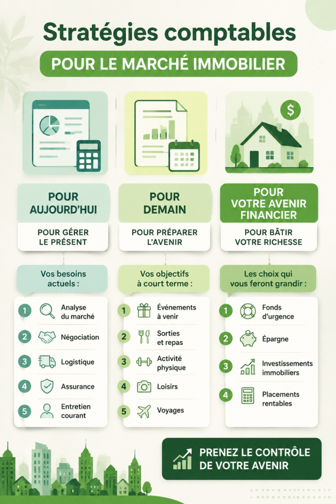Femme utilisant un logiciel de comptabilité pour gérer ses investissements immobiliers