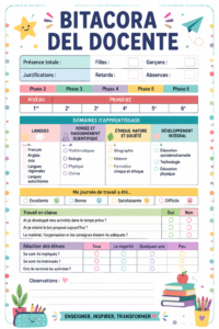 Tableau de bord pédagogique illustrant la gestion efficace d'une classe d'école.