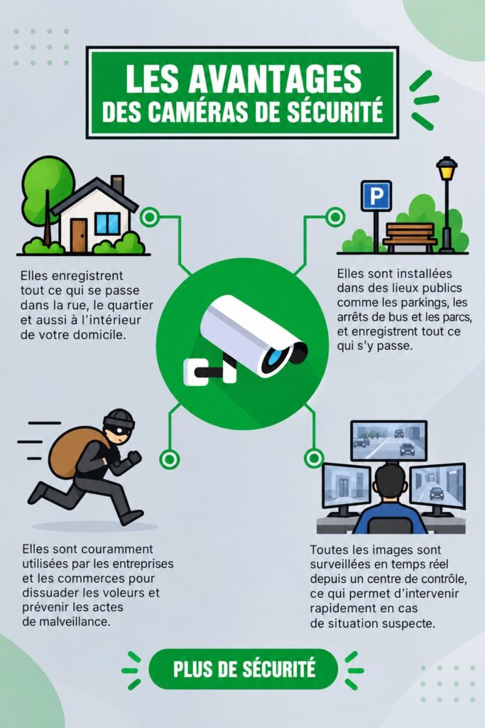 Caméra de sécurité installée dans un salon moderne, offrant une surveillance efficace.