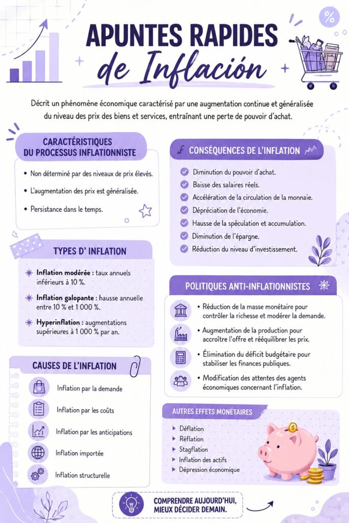 Illustration sur le sujet de l'inflation et de sa gestion budgétaire