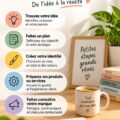 Une femme observant un graphique croissant représentant le succès dans le cloud.