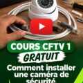Image d'une caméra de sécurité installée à l'extérieur d'une maison