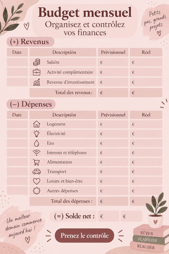 Femme utilisant une application de budget sur sa tablette pour organiser ses finances
